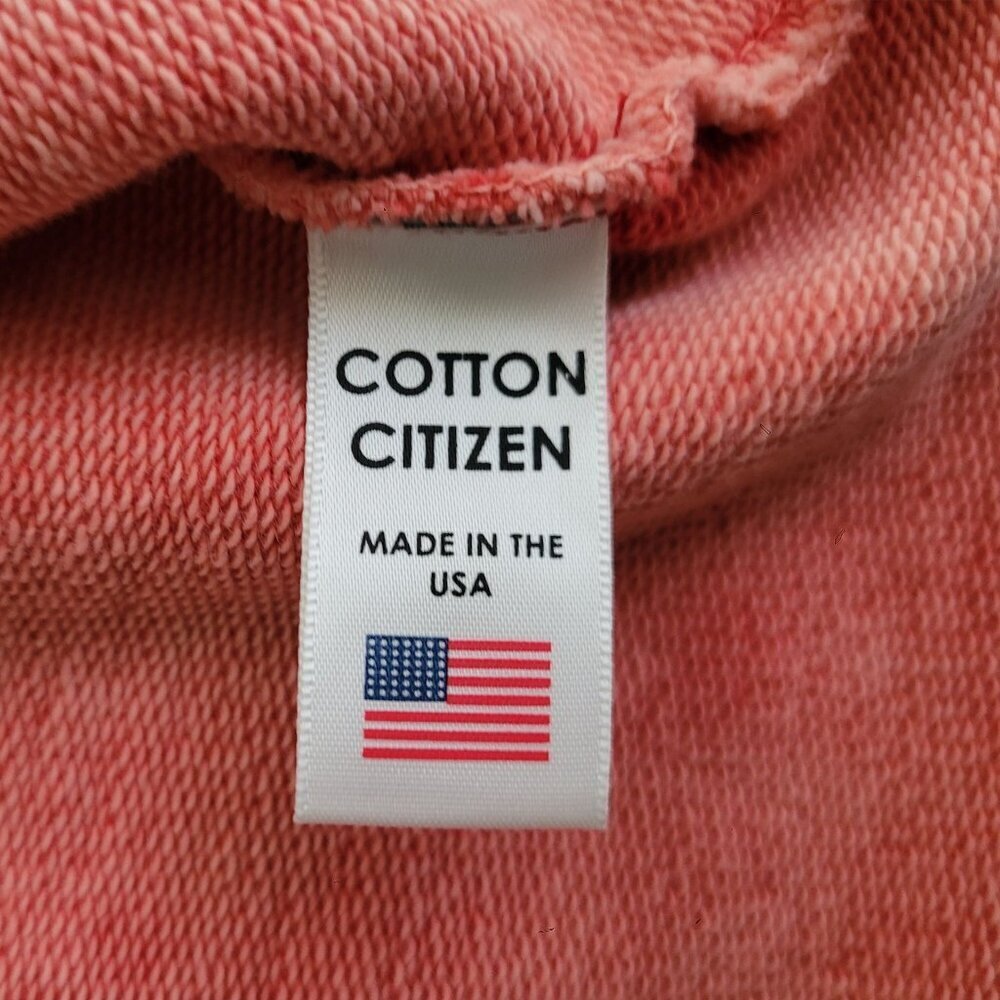 Cotton Citizen Tomato Red Hooded Mini Dress Small 100 Percent Cotton - Picture 9 of 11